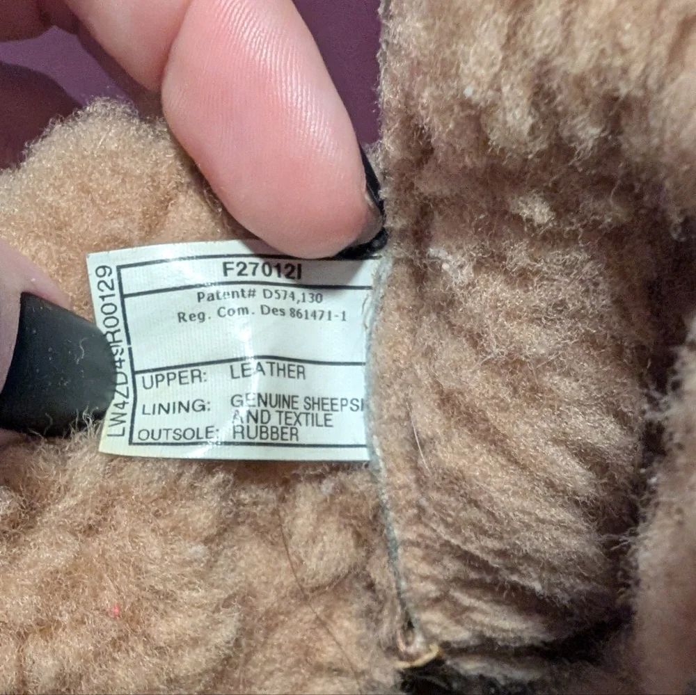 UGG Adirondack Women's 10 Brown Sheep Waterproof Boots Lace Up Mids Leather Snow - Picture 13 of 13